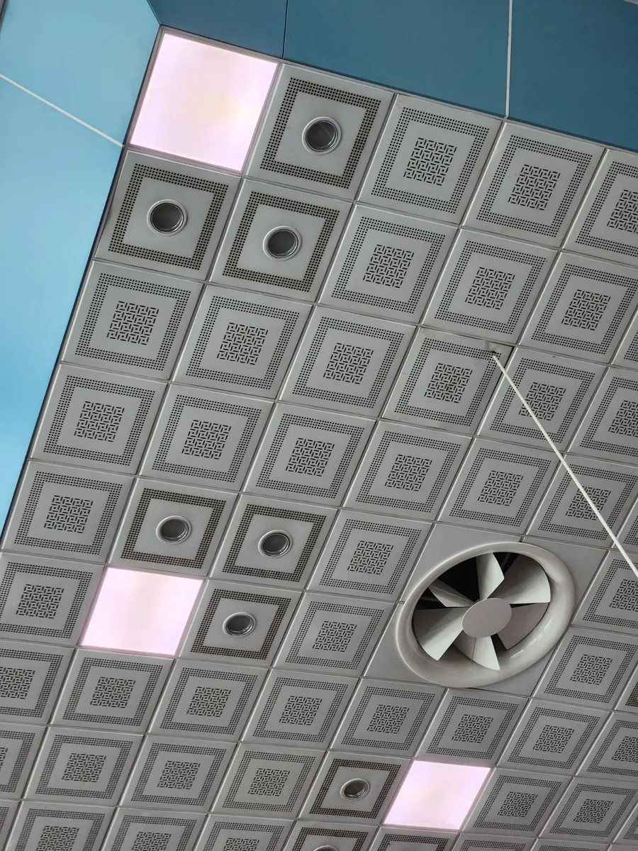 Custom ceiling — airport area